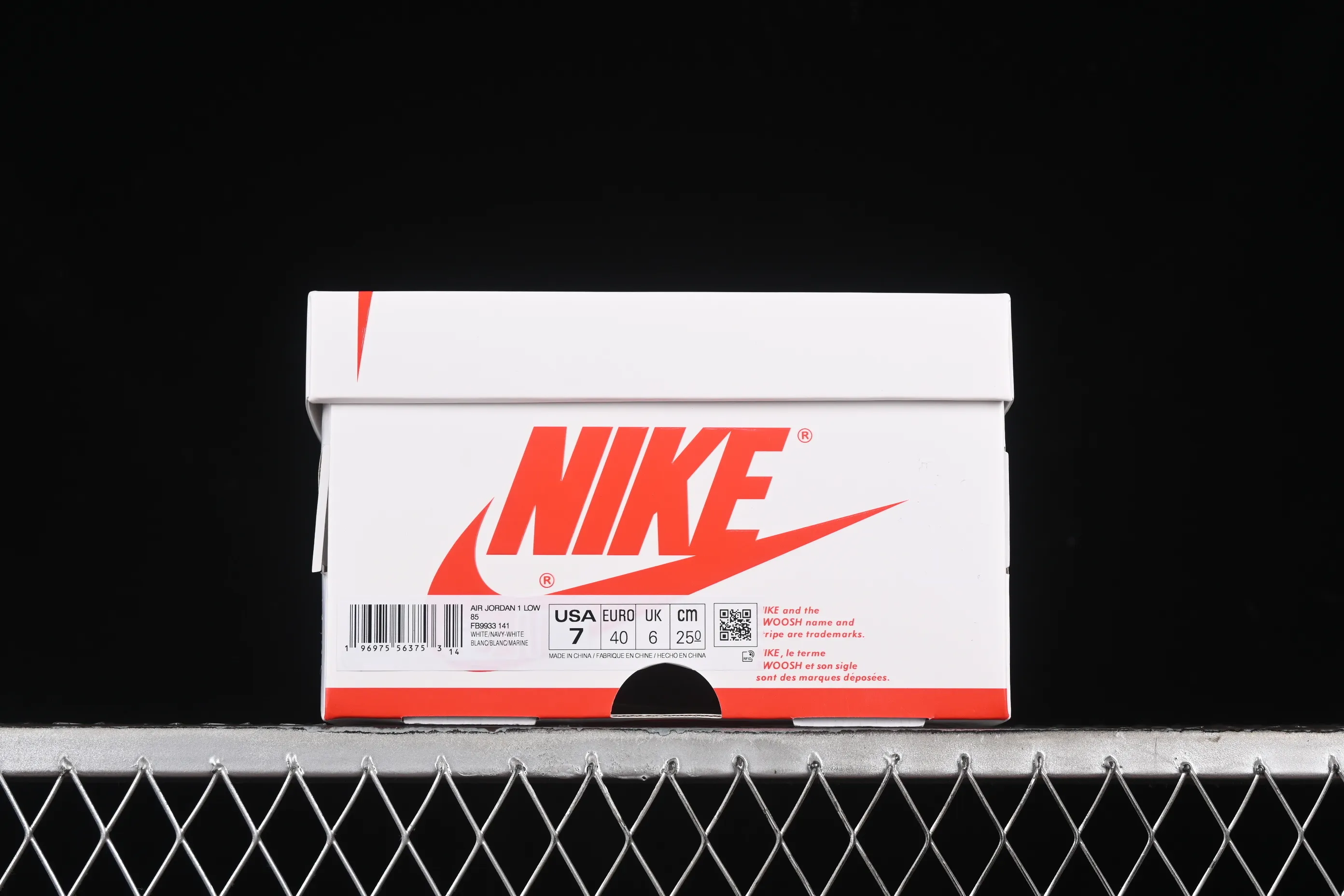 All categories Air Jordan Jordan series basketball shoes Air Jordan 1 Low G version pure original Air Jordan 1 Low "85 Metallic Blue" AJ1 Joe 1 metallic white blue FB9933-141